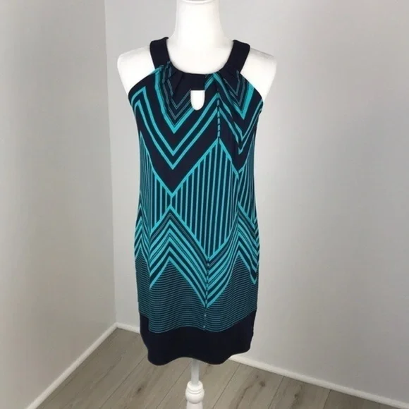 Sweet Storm Blue Keyhole Dress Size S NWOT - Picture 1 of 4